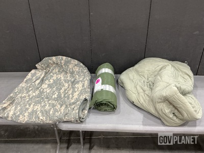 (16) Self-Inflating Sleeping Mats, (15) Sleeping Bags & Assorted Items