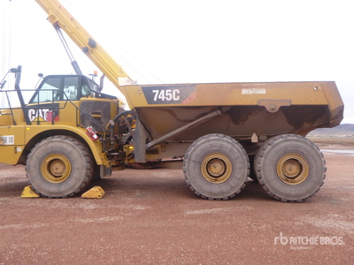 2017 Cat 745C Tombereau  (Inoperable)