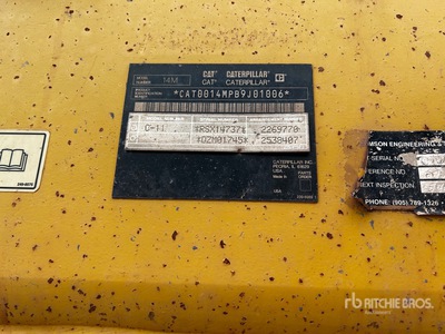 2009 Cat 14M Motorgradermaschine