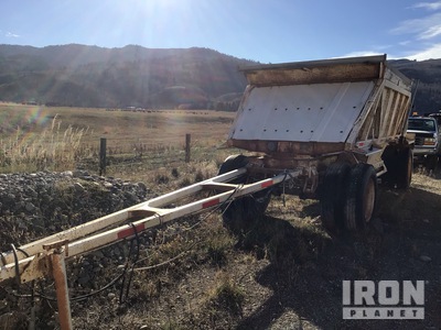 1995 Ranco 1120 12 ft 0 in T/A Turntable Pup Belly Dump Trailer