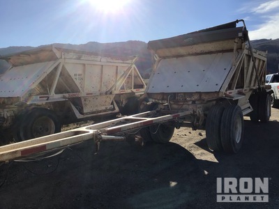 1995 Ranco 1120 12 ft 0 in T/A Turntable Pup Belly Dump Trailer
