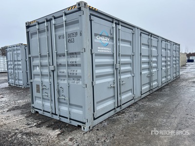 2025 40 ft High Cube Multi-Door Storage Container
