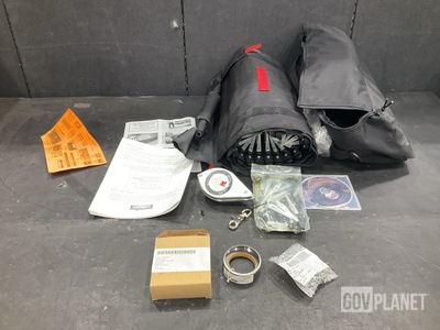 (2) Tire Deflator Spike Strips, (3) Protective Dust Caps & Assorted Items