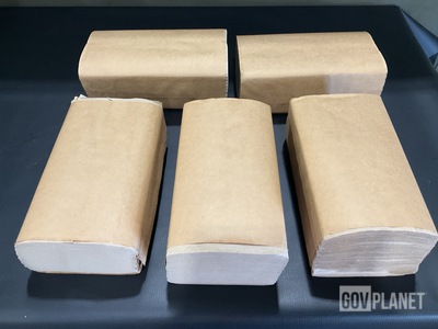 (17) Boxes of Single-Fold Kraft Paper Towels