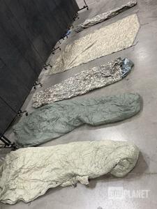 (90) Poncho Liners, (5) Bivy Covers, (2) Sleeping Bags & Assorted Items