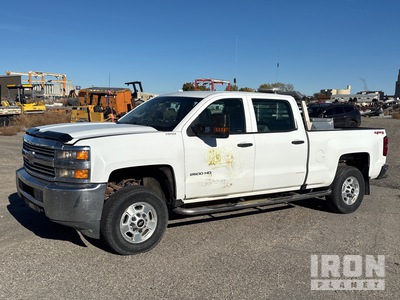 2016 Chevrolet 2500HD 4x4 Crew Cab Pick Up