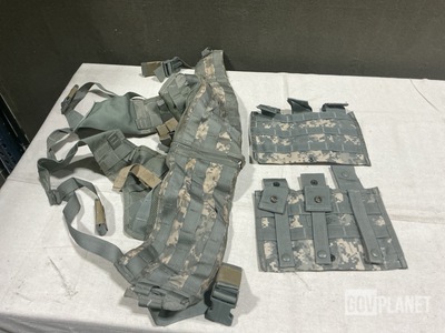 (5) Fighting Load Carriers, (36) M4 Three Mag Pouches & Assorted Items
