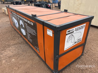 TMG ST3040V 30 ft x 40 ft Fabric Peak Ceiling مبنى التخزين  (Unused)