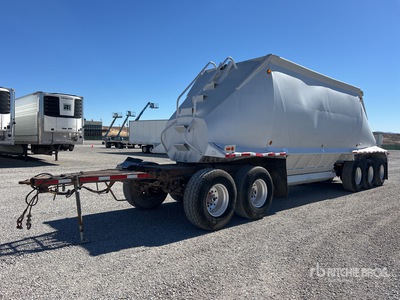 1988 Beall 18 ft 5/Axle Turntable Pup Aluminum Remorque à benne centrale