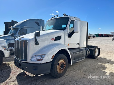 2018 Peterbilt 579 4x2 Cabeza Tractora Cabina Corta (Inoperable)