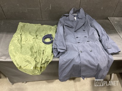 (247) Trouser Belts, (16) Clothing Bags, (16) Coats & Assorted Items