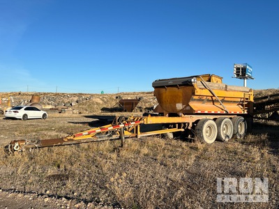 1991 Clement 38TTBT1511W 15 ft 0 in Tri/A Drawbar Pup Gravel Tri/Axle End dump pup End Dump Trailer