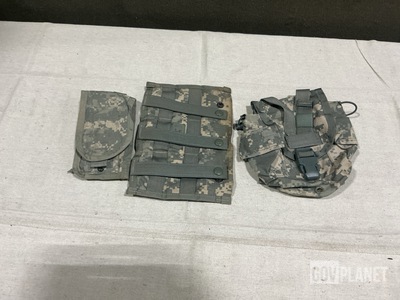 (92) M4 Three Mag Pouches, (77) Canteen Pouches & Assorted Items