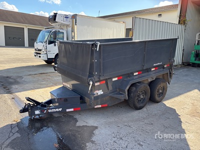 2024 Lamar 10 ft T/A Dump Utility Trailer