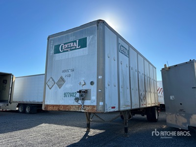 1997 Central Freight 28 ft x 102 in S/A مقطورة فان