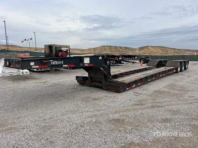 2009 Talbert T4DW-55SA-HRG-1-T1 55 ton Tri/A Removable Gooseneck Lowboy Trailer