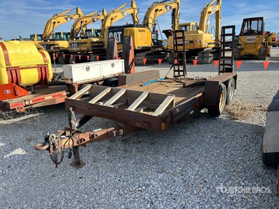 1996 14 ft T/A Equipment Trailer