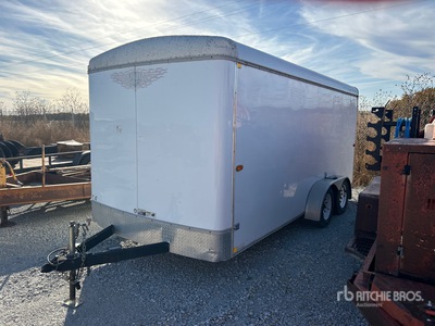 2010 H & H 17 ft T/A Enclosed Trailer