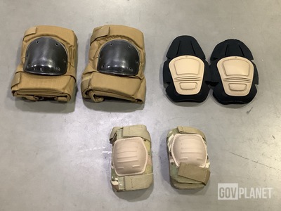 (39) Pairs of Protective Assault Pads, (73) Pairs of Knee Pads & Assorted Items