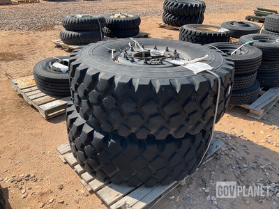 (2) Michelin 16.00R20 Tires w/Wheels