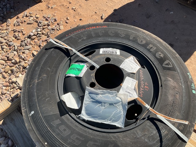 Firestone 10R22.5 Tire w/Wheel Firestone 10R22.5 Tire w/Wheel
