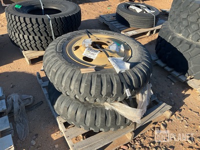 (2) STA 9.00-20 Tires w/Wheels