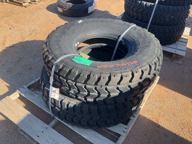 (5) Goodyear 37x12.5 R16.5LT Tires