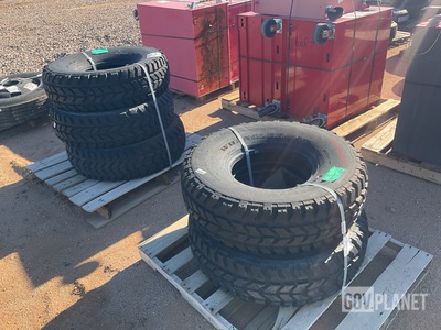 (5) Goodyear 37x12.5 R16.5LT Tires