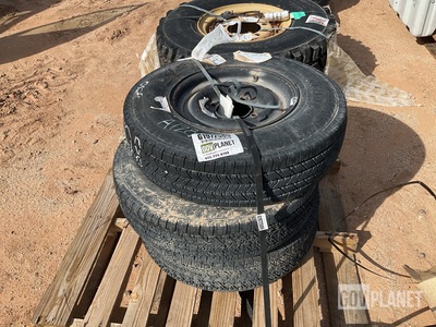 (3) Firestone 215/85R16 Tires w/Wheels