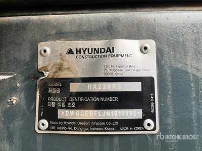 2023 Hyundai HX220 RB Tracked Excavator