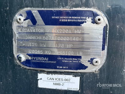 2021 Hyundai HX220AHW Processor