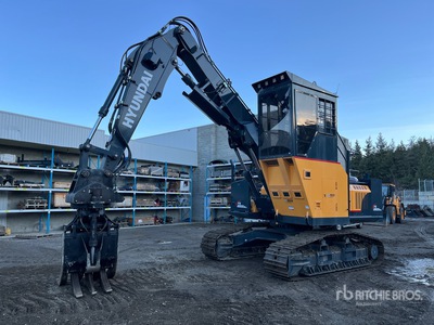 2021 Hyundai HX220AHW Short Wood Boomstam lader