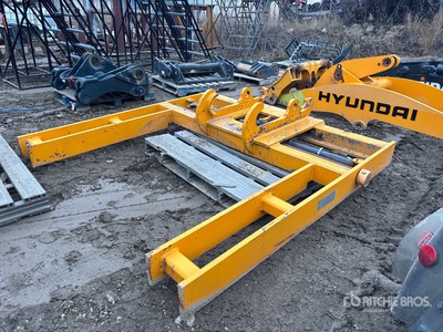 RPM Tech 7-60-7 96 in Wheel Loader Fork Carriage - Fits Hyundai 7 60-7