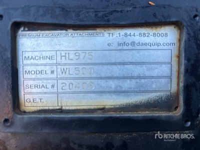 Daequip WL500 140 in Wheel Loader Bucket (Unused)