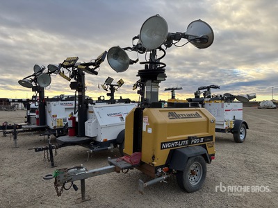 2013 Allmand Night-Lite Pro II V 8 kW Torre de iluminación