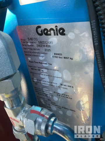 ELEVADOR TELESCóPICO 2024 GENIE 4WD S60DC