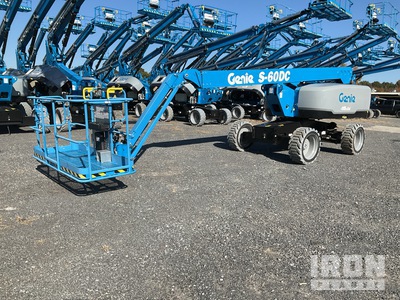 2024 Genie S-60DC 4WD Electric ブームリフト (Unused)