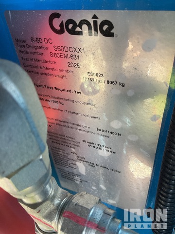ELEVADOR TELESCóPICO 2024 GENIE 4WD S60DC