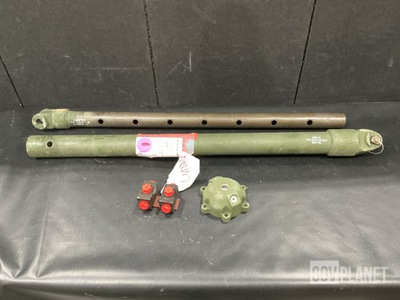 (1) Motor Vehicle Towbar, (10) Wheel Hub Caps & Assorted Items