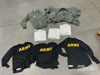 (2) Parka Liners, (54) Utility Smocks & Assorted Items