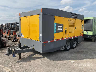 2022 Atlas Copco XAS1800 JD7 T4F 1800 cfm Mobile Sprężarka powietrza