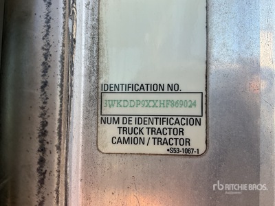 2017 Kenworth T800B 6x4 Tractocamion con Dormitorio / T/A Sleeper Truck Tractor