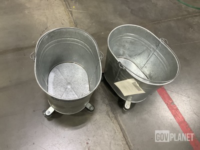 (2) Mop Buckets