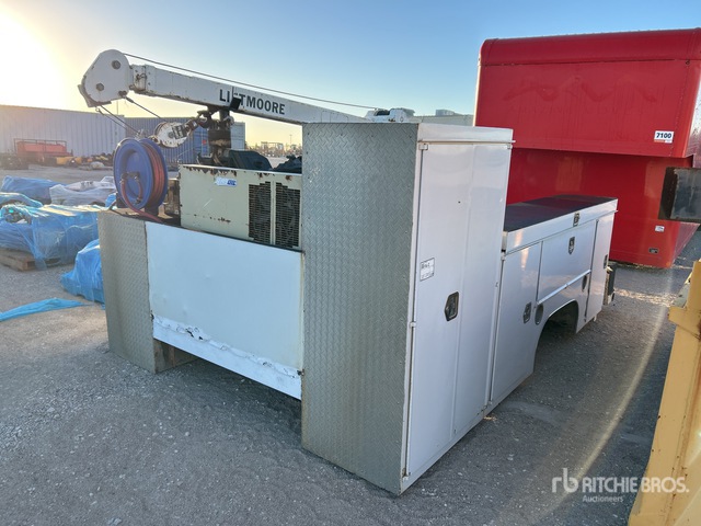 SBD-132-94 with Crane and Compressor Service Body - Fits Truck ...