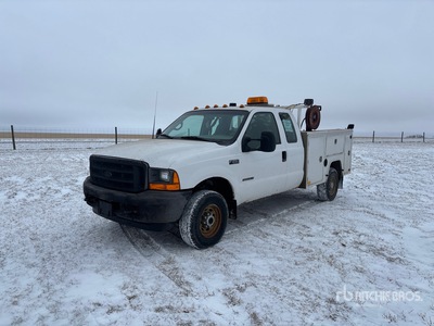 2001 Ford F-250 XL 4x4 Extended Cab Camion utilitaire