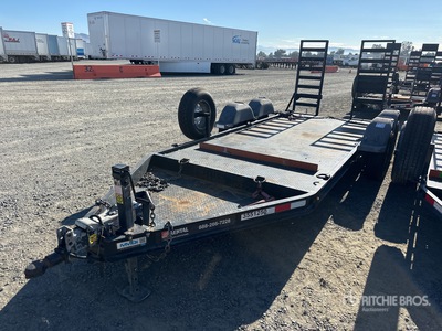 2018 MMDI 13 ft T/A Remorque pour équipement
