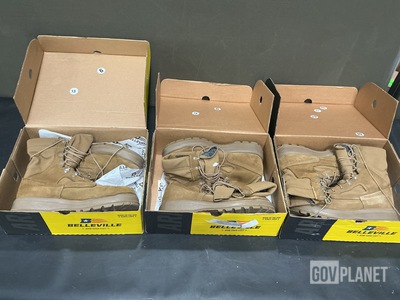 (35) Pairs of Belleville Boots