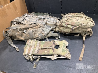 (12) Field Pack Sets, (39) Hydration Carriers, (14) Field Packs & Assorted Items