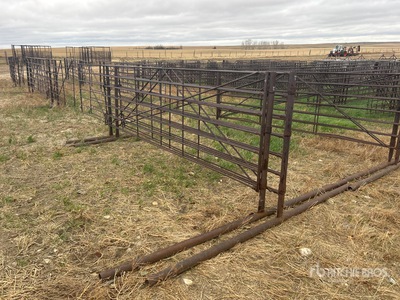 Quantity of (2) 14 ft Gate 20 ft Livestock Panel