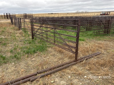 Quantity of (2) 14 ft Gate 20 ft Livestock Panel
